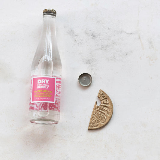 Gold Lemon Slice Bottle Opener