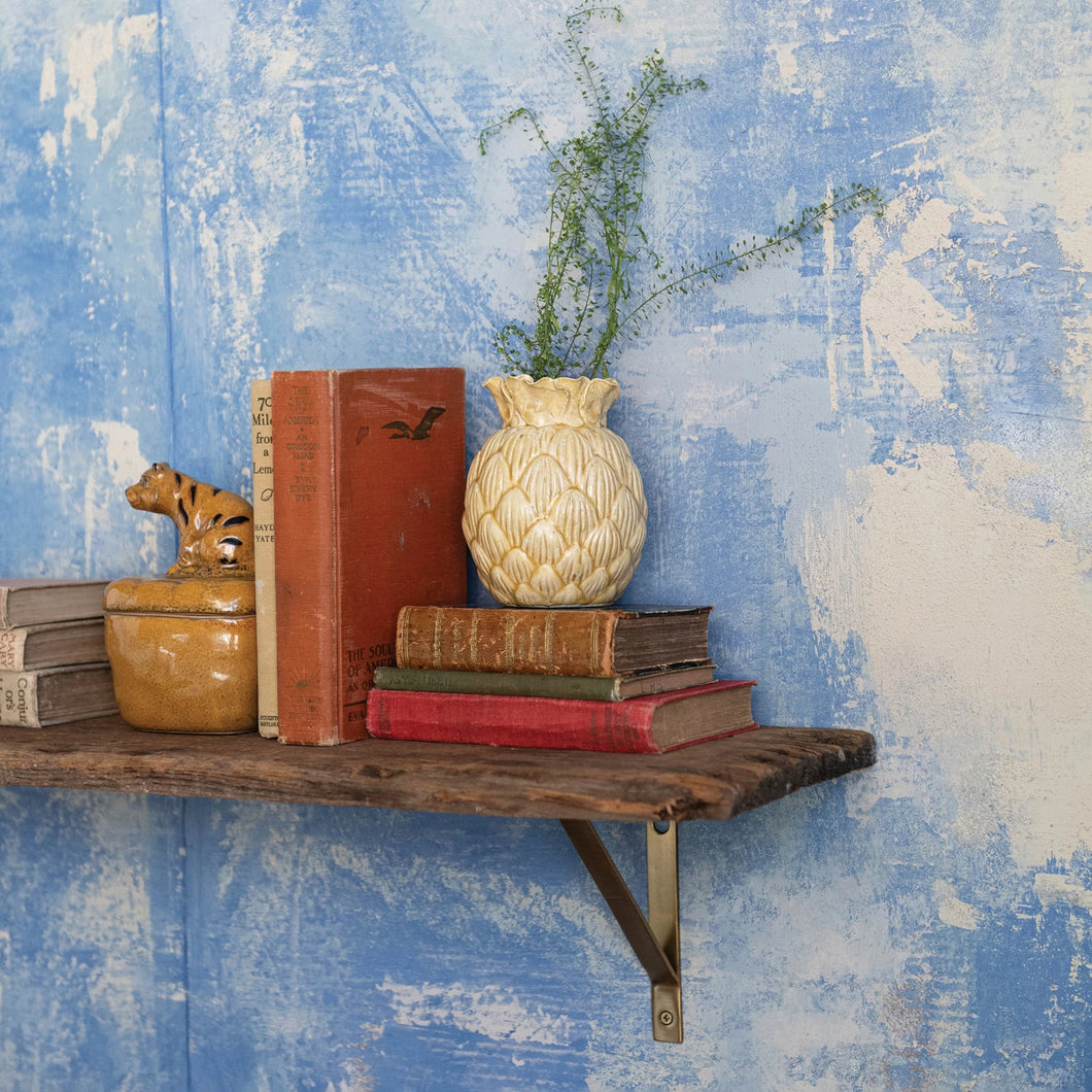 Stoneware Pineapple Shaped Vase
