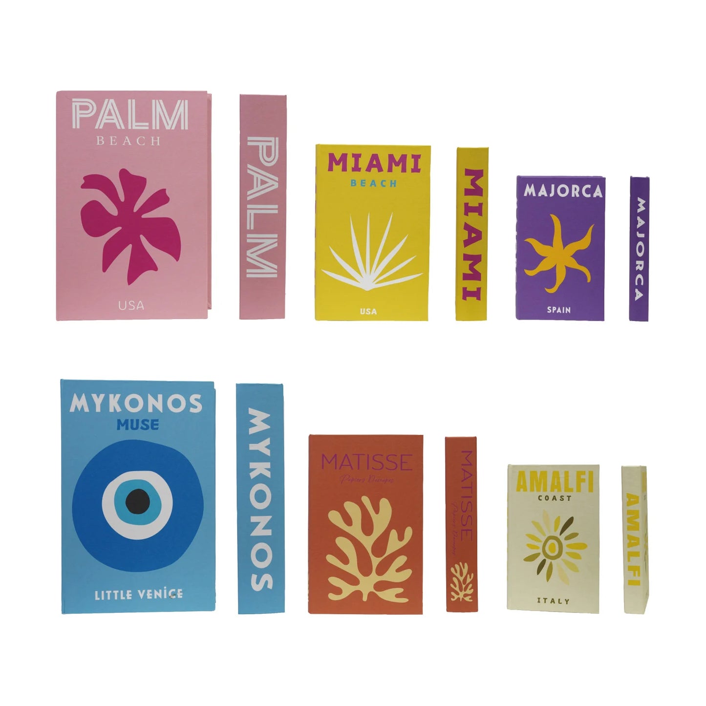 Summer Canvas Book Boxes