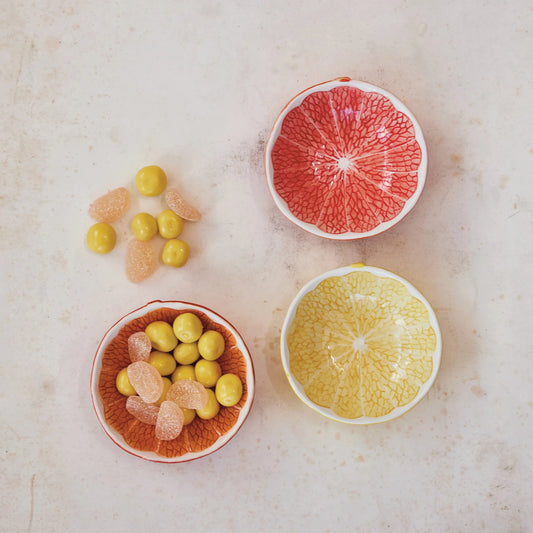 Citrus Shaped Ceramic Bowls
