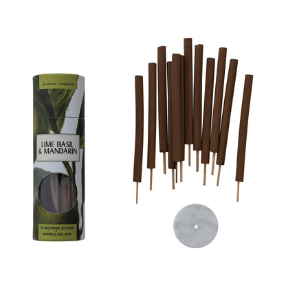 Incense Sticks with Marble Holder