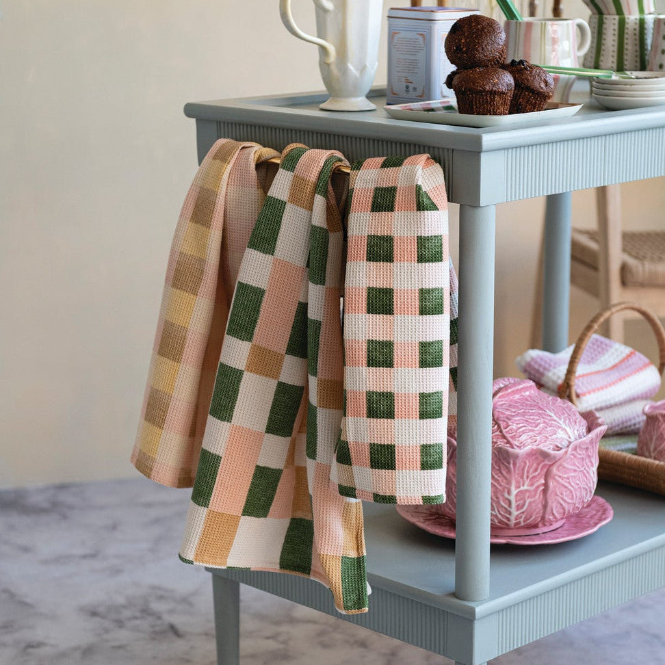 Cotton Blend Waffle Weave Tea Towel