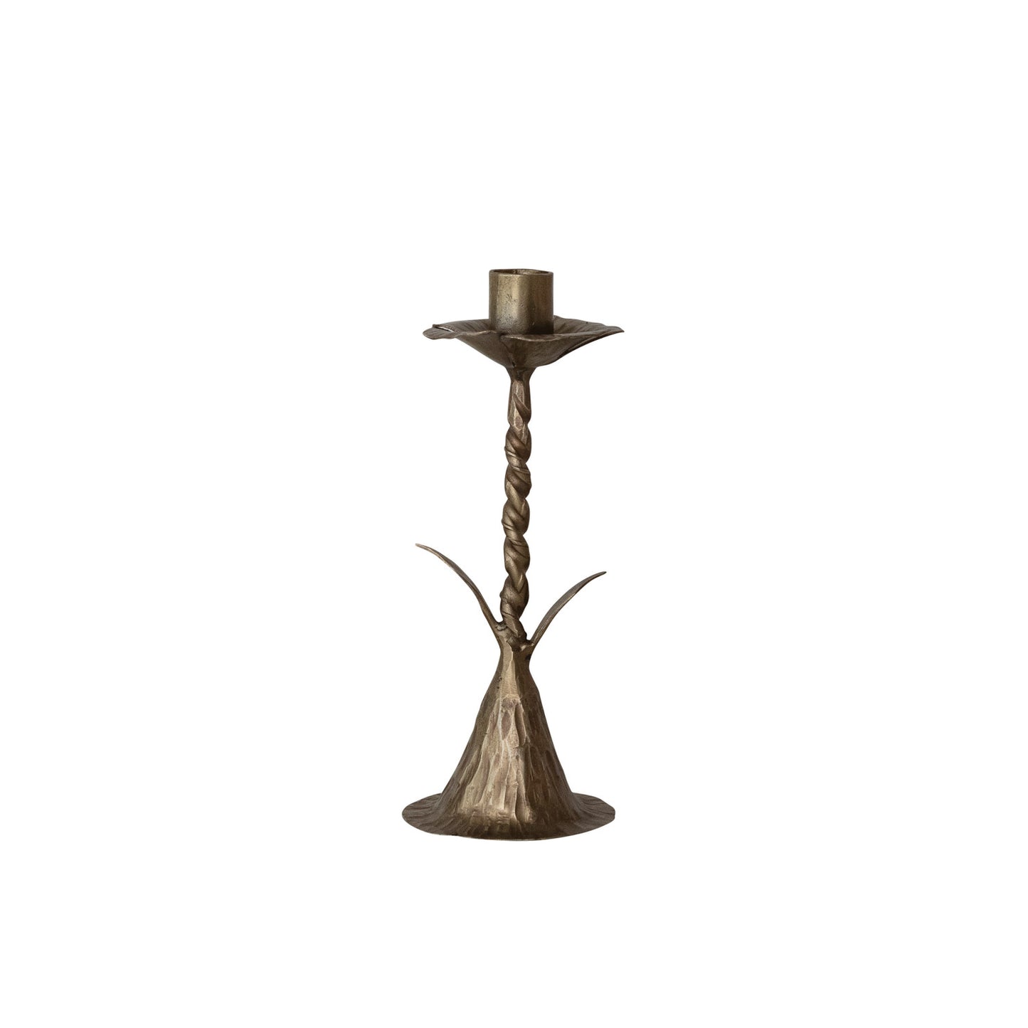 Brass Stem Shaped Taper Holder