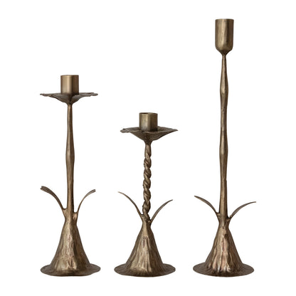 Brass Stem Shaped Taper Holder