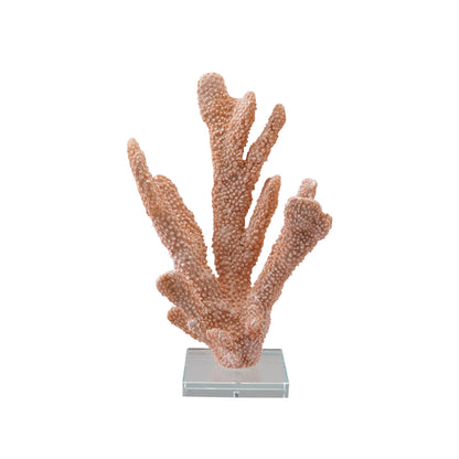 Resin Coral Decor with Acrylic Base