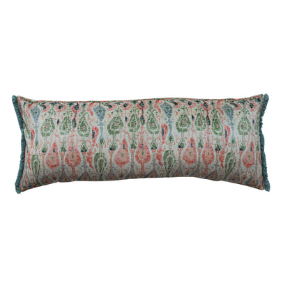 Spring Dream Velvet Pillow w/ Eyelash Fringe