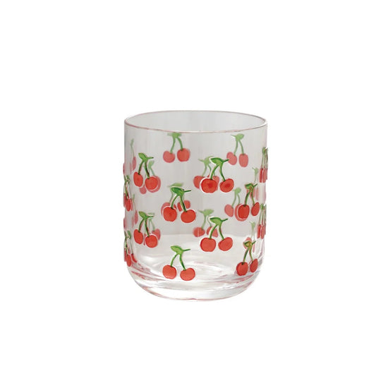 Cherries Acrylic Drinking Glass