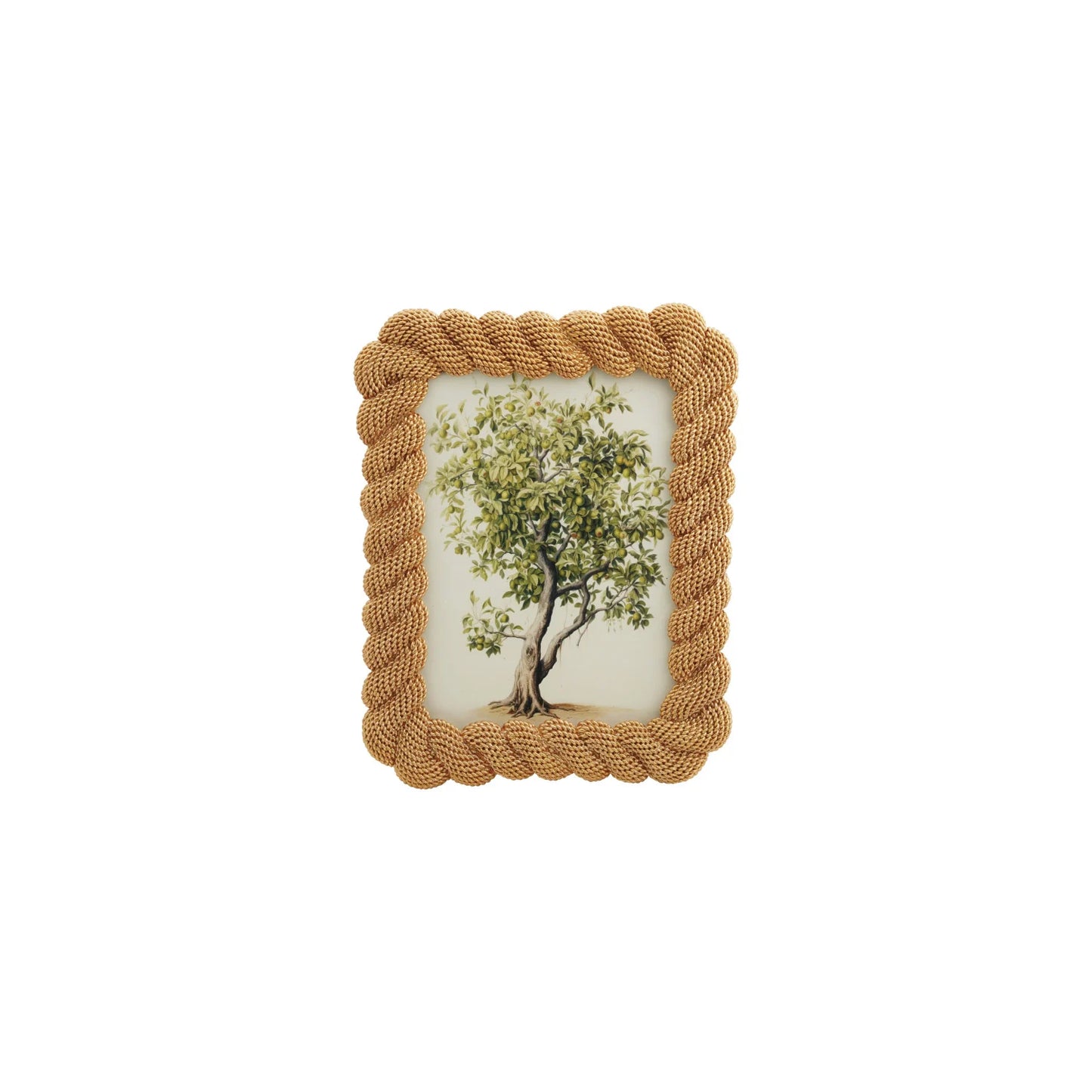 Resin Rope Gold Photo Frame