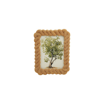 Resin Rope Gold Photo Frame