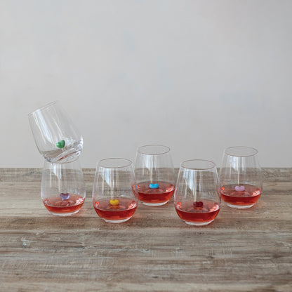 Inner Heart Stemless Wine Glass