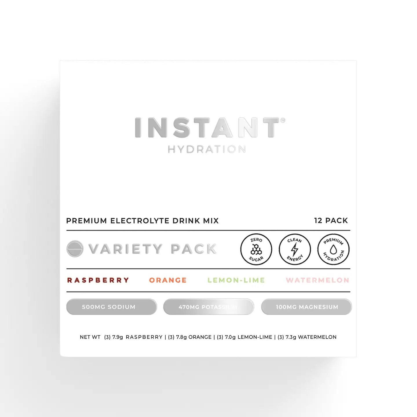 Premium Electrolyte Mix: Variety Pack- 12ct