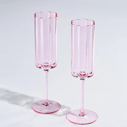 Flower Vintage Champagne Flute - Set of 2
