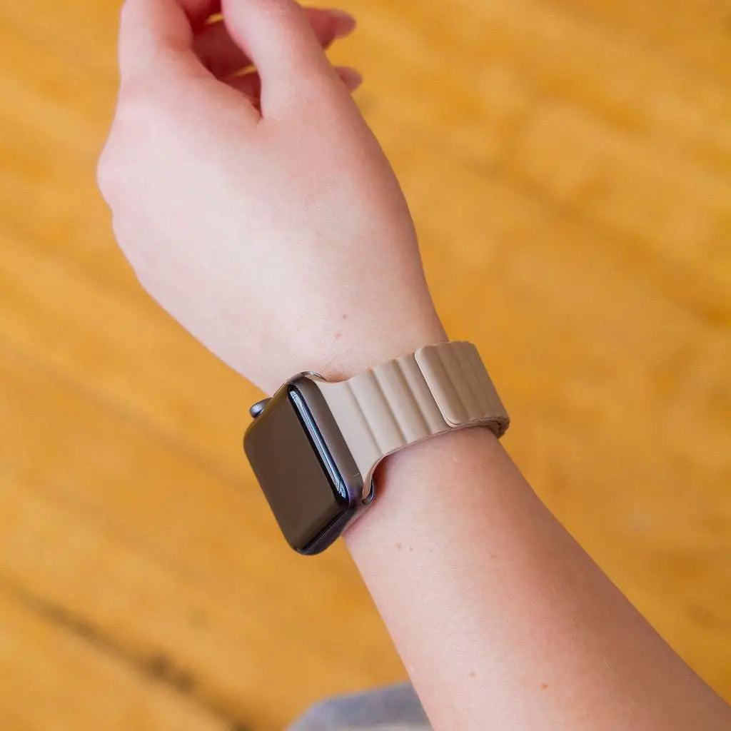 Desert Tan Magnetic Loop Watch Band