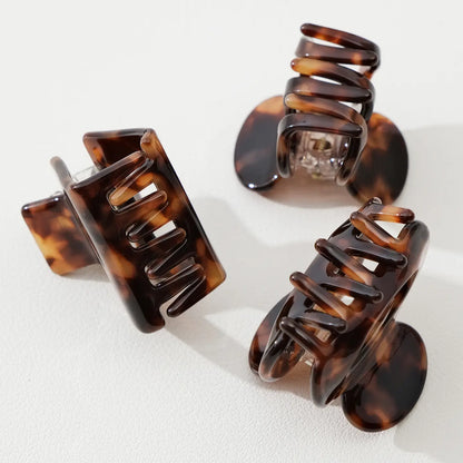 Deep Tortoise Mini Assorted Claw Clips