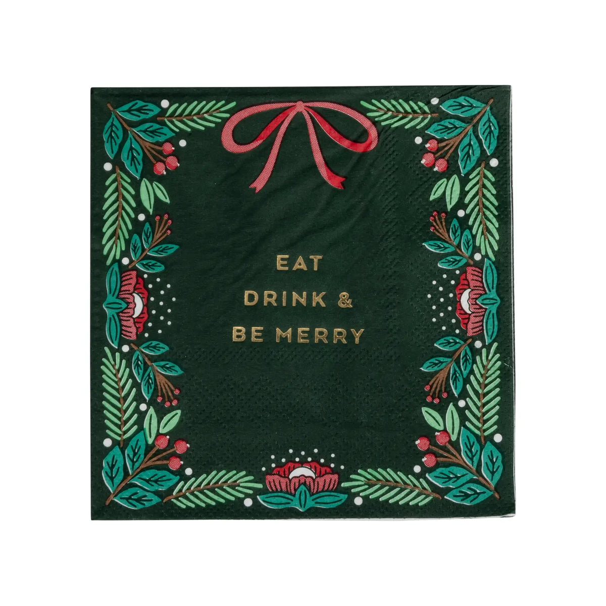 Eat Drink & Be Merry Cocktail Napkins