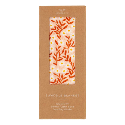 Pink Daisy Baby Swaddle