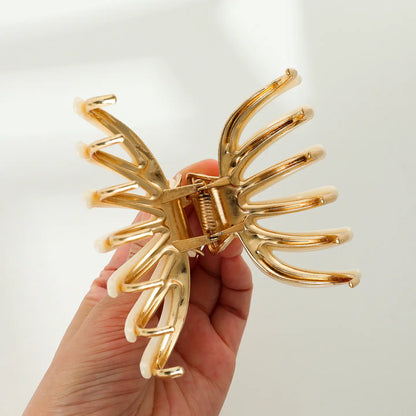 Hailey Gold Metal Octopus Hair Clip