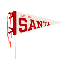 BEC1105 - Santa Felt Pennant Flag