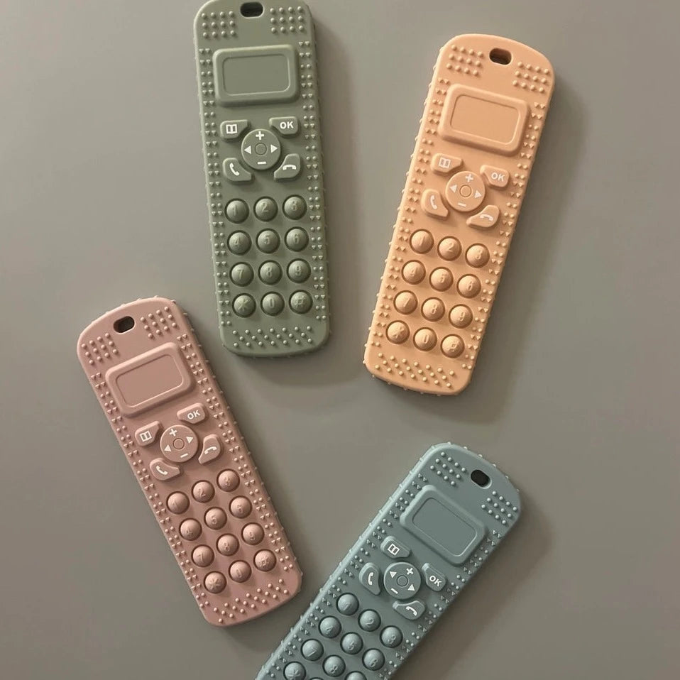 Telephone Silicone Pop-It Teether