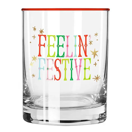Feelin' Festive Glass
