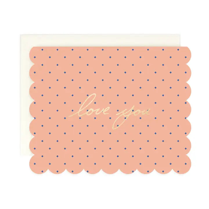 Love You Diamond Dot Card