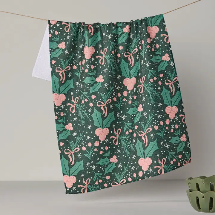 Sugarplum Florals Tea Towel