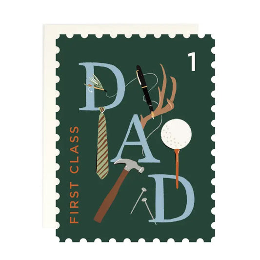 First Class Father's Day Card