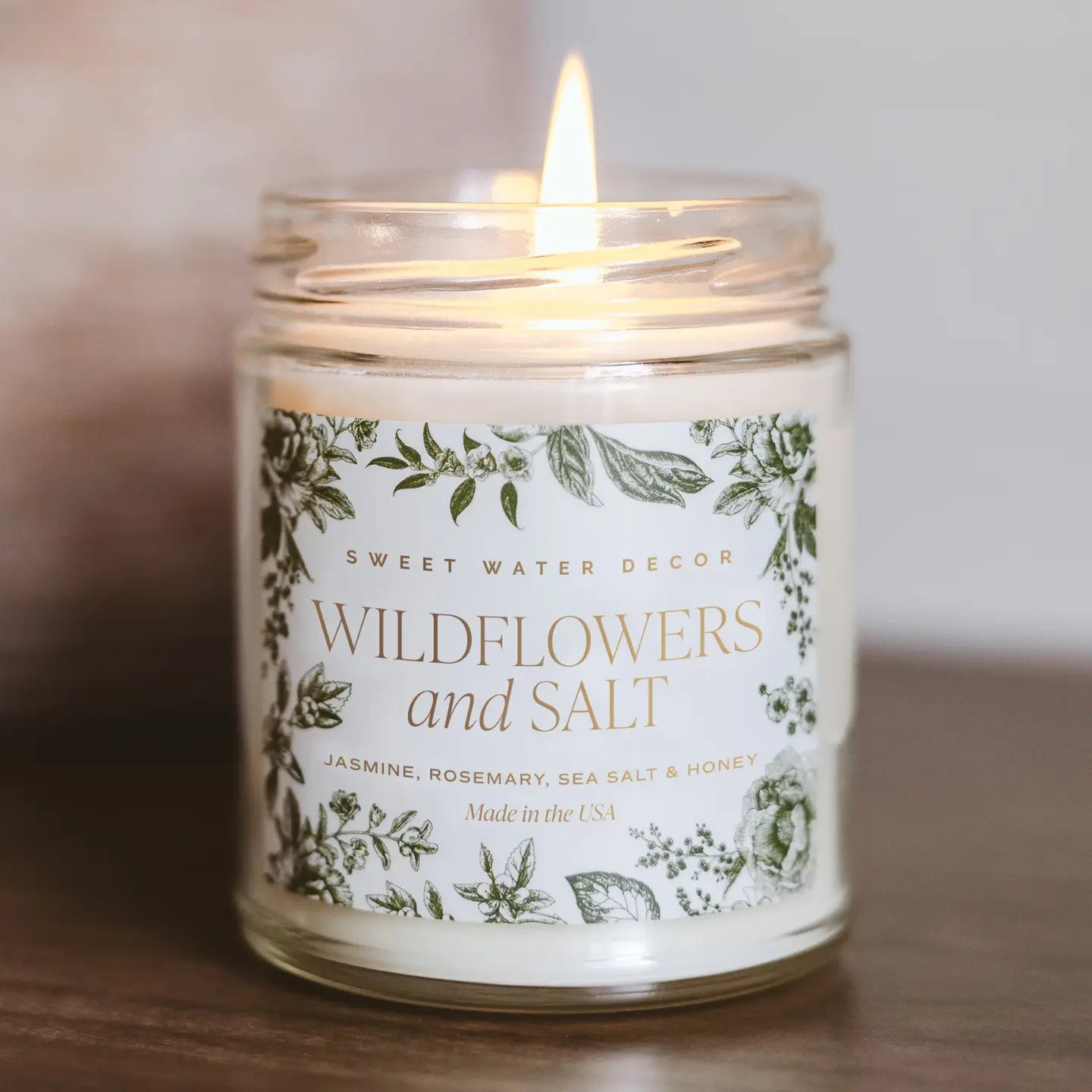 Wildflowers and Salt Soy Candle