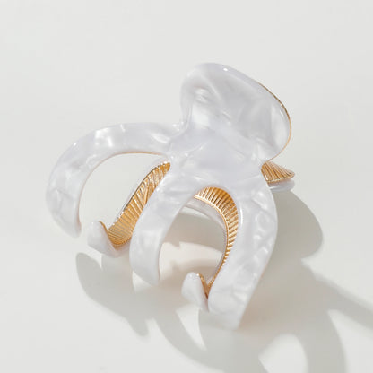 Jade Small Octopus Metal Claw Clips