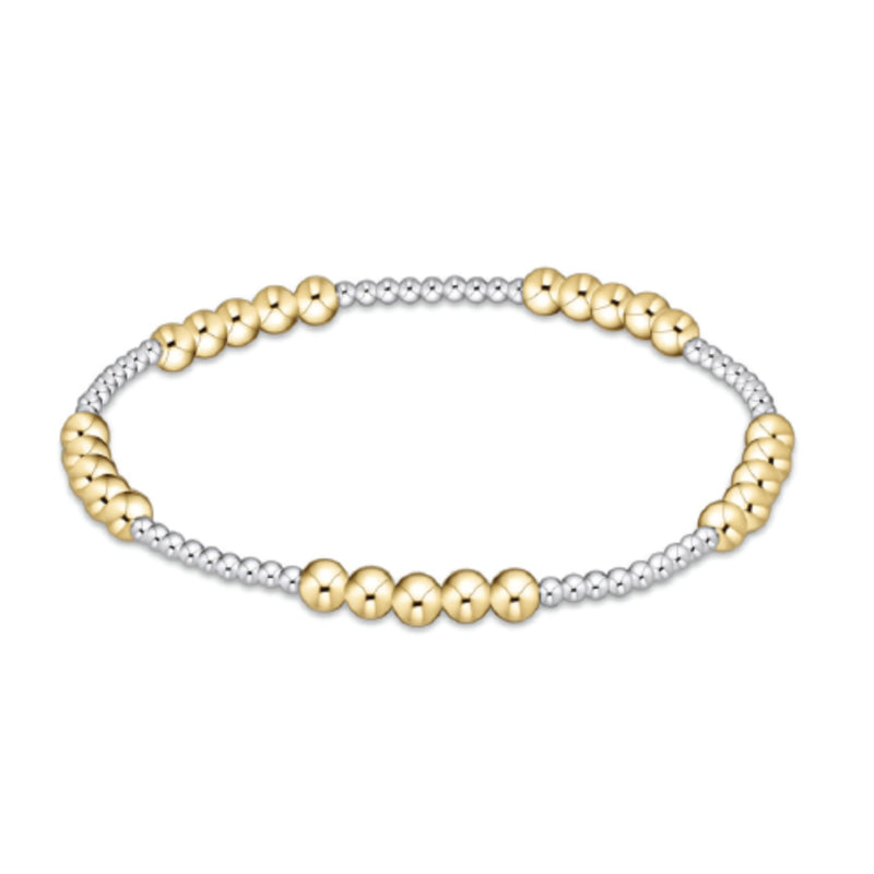 Enewton Blissful Pattern Mixed Metal Bead Bracelets