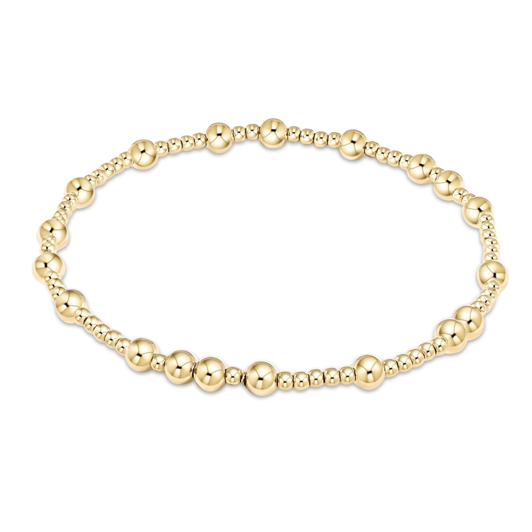 Hope Unwritten 4MM Gold Bead Bracelet