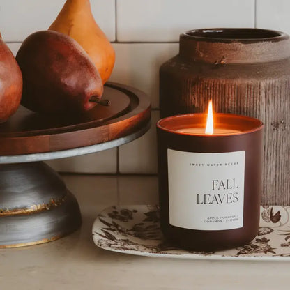 Fall Leaves Soy Candle