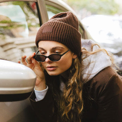 Mad Htr Ribbed Knit Beanie