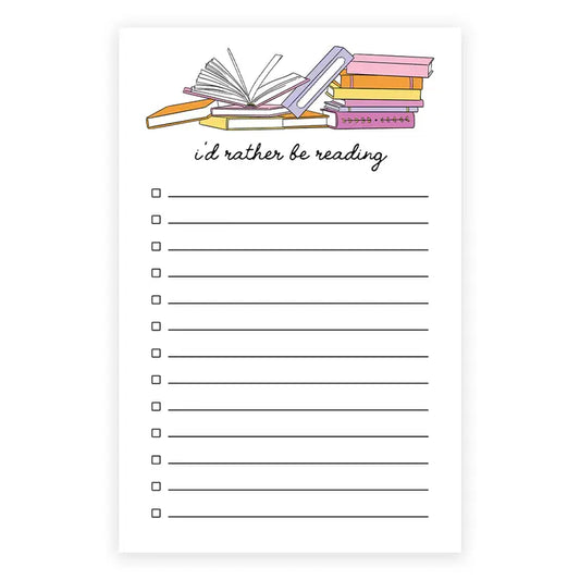 I'd Rather Be Reading, Bookish, Notepad