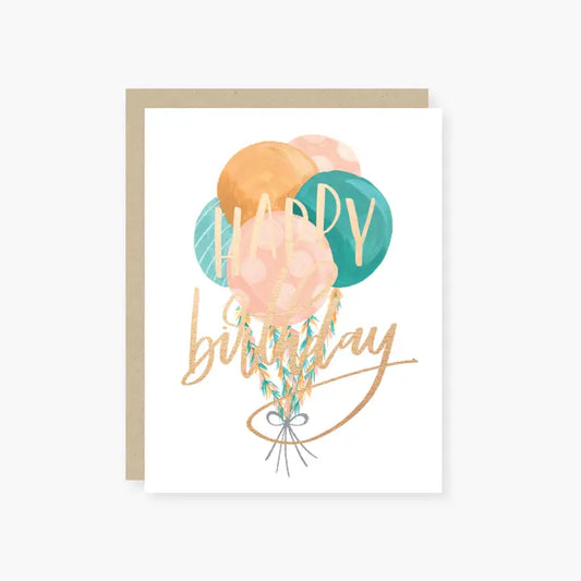 Birthday Balloons Card