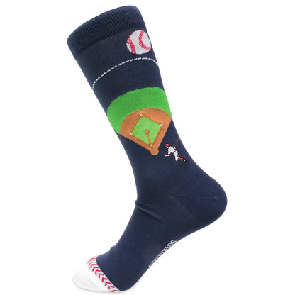 "Batter's Up" - Baseball Fine Men's Socks
