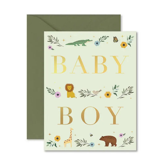 Baby Boy Storybook Greeting Card