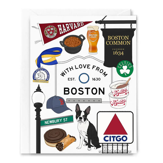 With Love From Boston Card