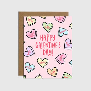 Galentine's Day Hearts Card