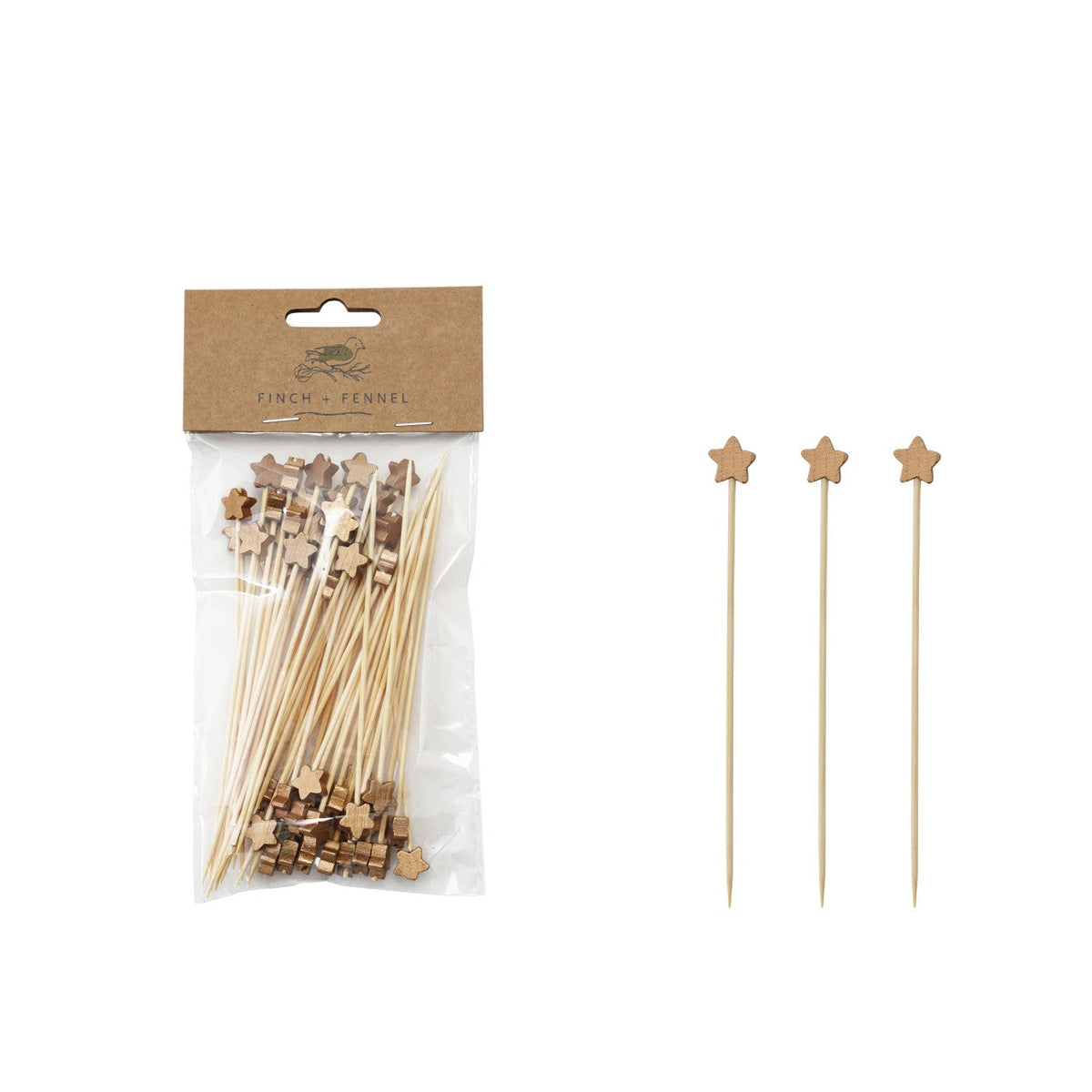 Single Use Picks w/ Star Shaped Handles