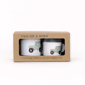 Vintage Truck // Two of a Kind Cup Set