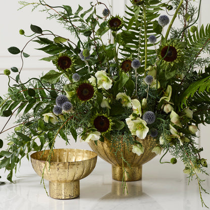 Golden Shine Footed Bowl