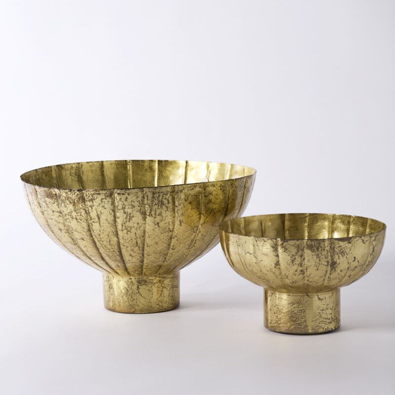 Golden Shine Footed Bowl