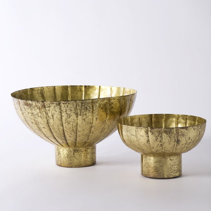 Golden Shine Footed Bowl