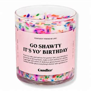 "Go Shawty It's Yo' Birthday" Candle