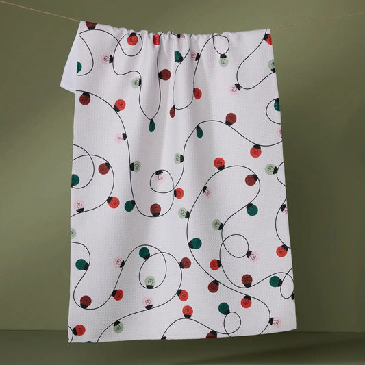 Holiday Lights Tea Towel