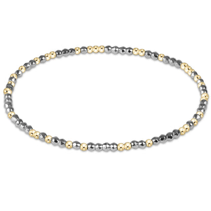 Enewton Gemstone Bracelet Collection - Silver Faceted Hematite