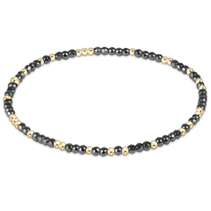 Enewton Gemstone Bracelet Collection - Silver Faceted Hematite