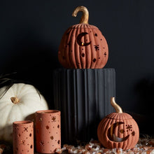 Load image into Gallery viewer, Jack O&#39;Lantern Pumpkin Votives
