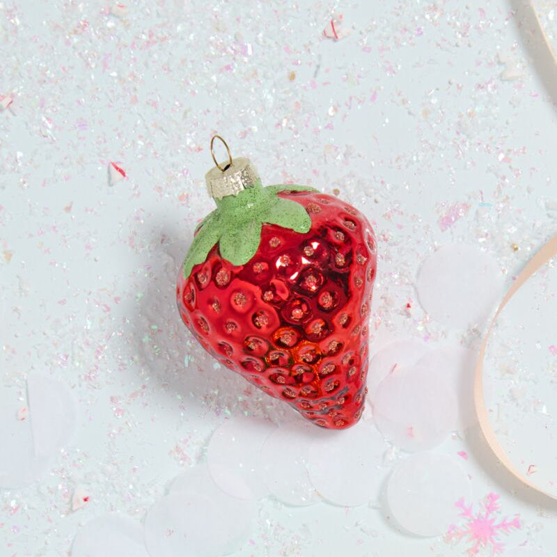 Juicy Strawberry Ornament